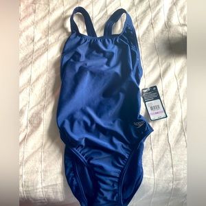 Navy Speedo Swimsuit NWT